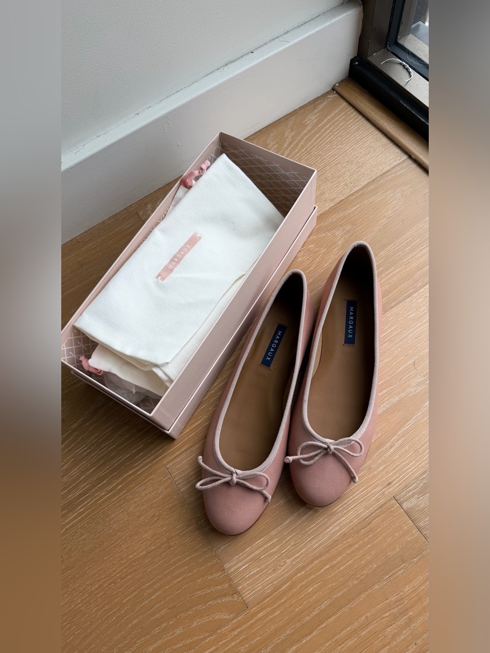 NEW* Margaux The Demi Flats in Ballet Pink
Nappa Leather | US W 8.5-9, EU 39M